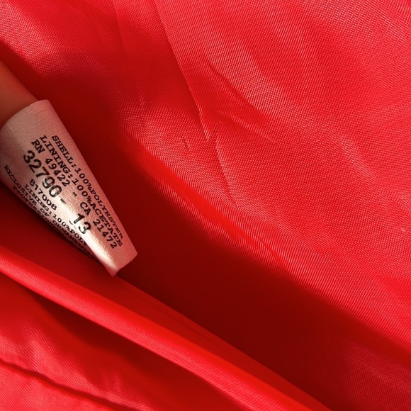 Gunne Sax Jessica McClintock Red Satin Strapless Dress Size 1 - Picture 8 of 11